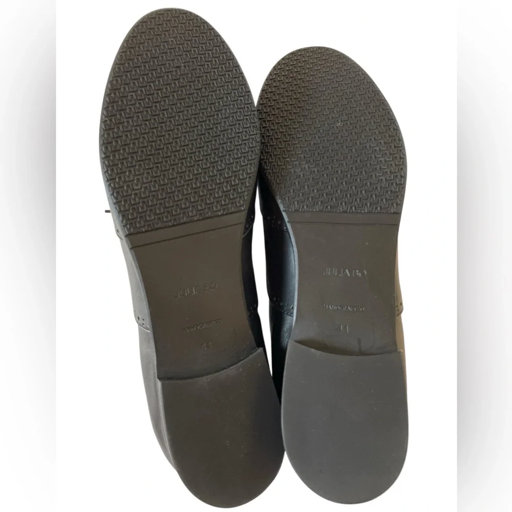 JULIA BO Limehouse Oxford handmade black leather Women, size US 10 EUR 41 NWOB - Picture 8 of 12